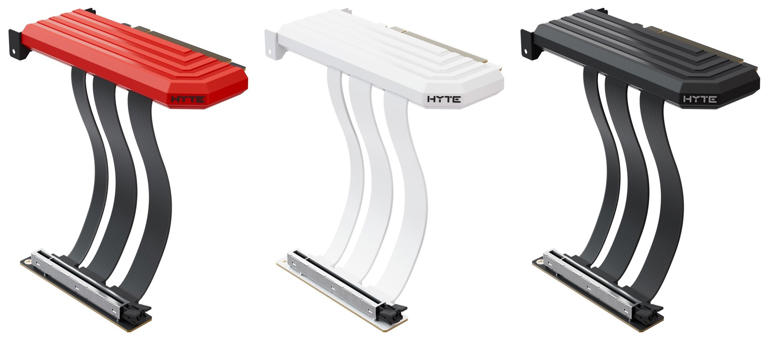 颜值性能双在线！HYTE PCIe 5.0转接卡登场：六色潮搭+4年质保，显卡竖装无瓶颈